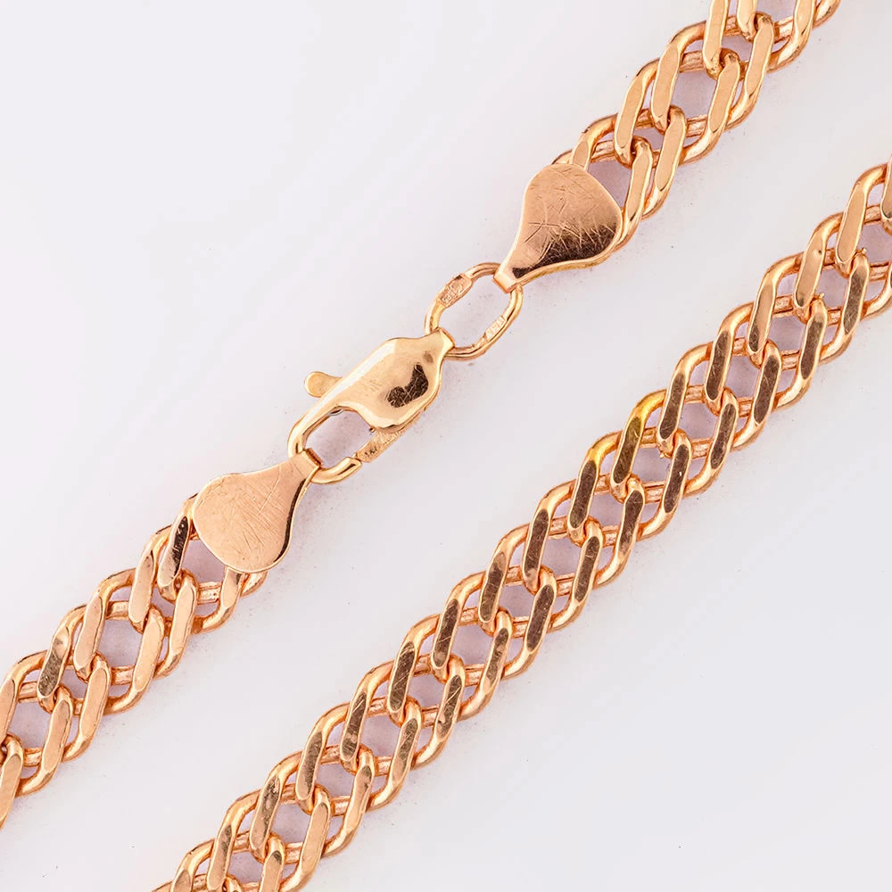 Браслет из красного золота 585 пробы