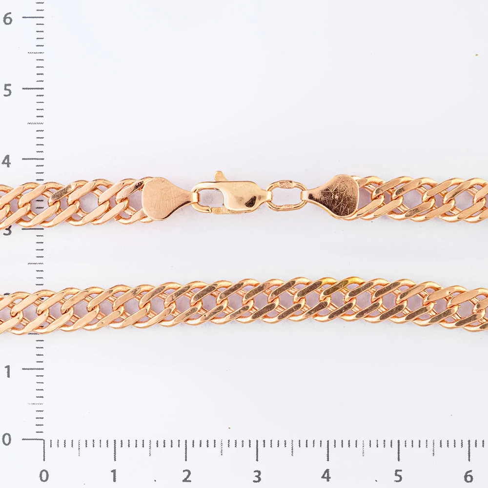 Браслет из красного золота 585 пробы