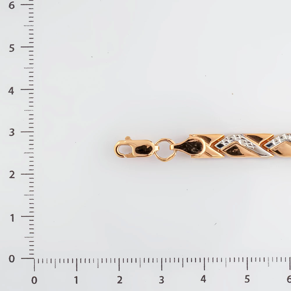 Браслет из красного золота 585 пробы