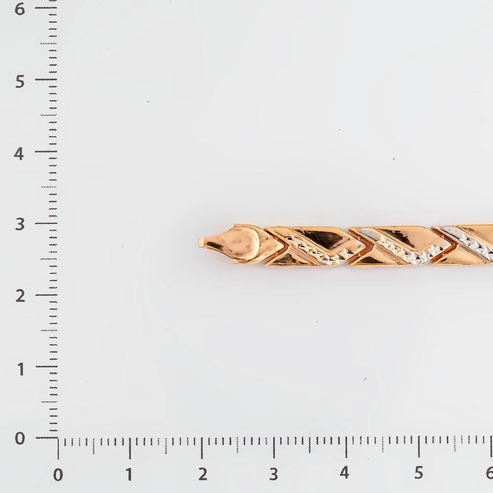 Браслет из красного золота 585 пробы