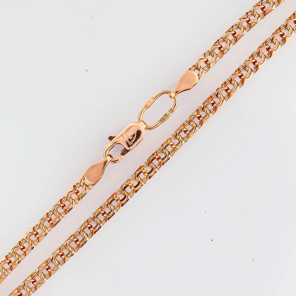 Браслет из красного золота 375 пробы