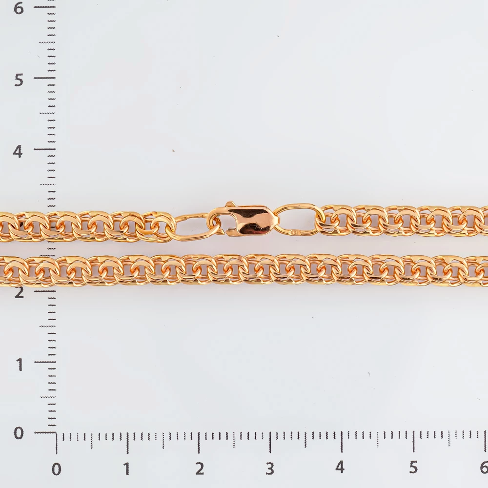 Браслет из красного золота 585 пробы