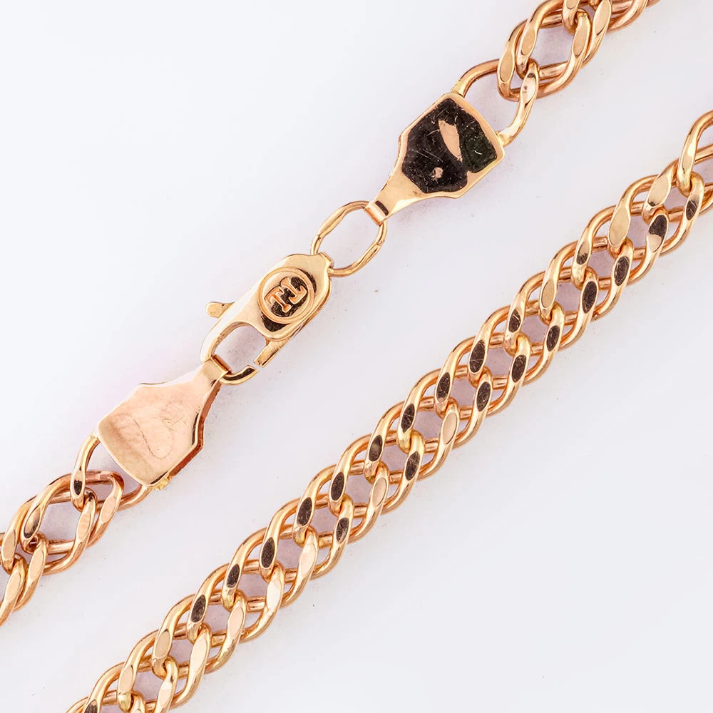 Браслет из красного золота 585 пробы