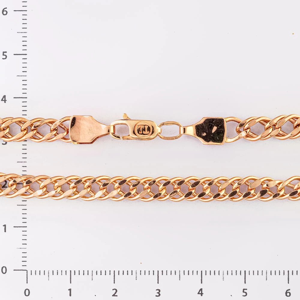 Браслет из красного золота 585 пробы