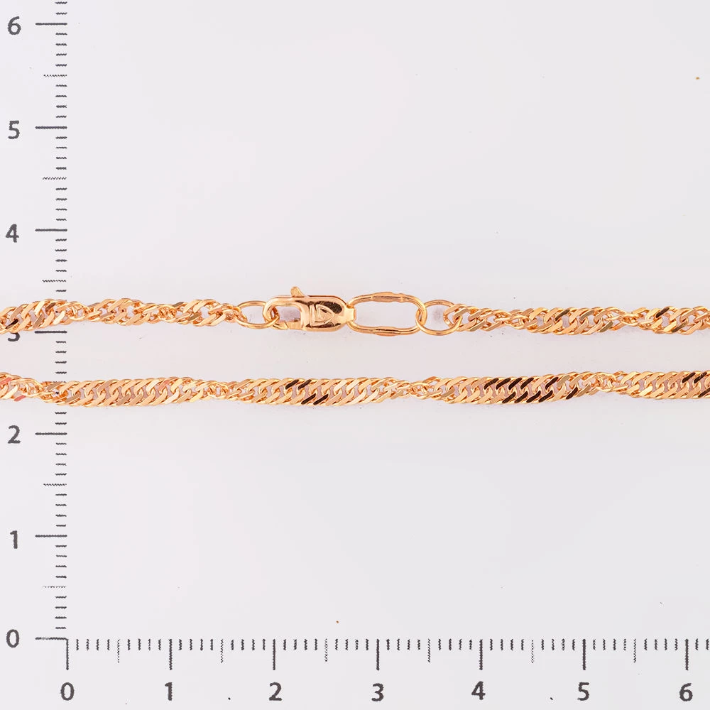 Браслет из красного золота 585 пробы