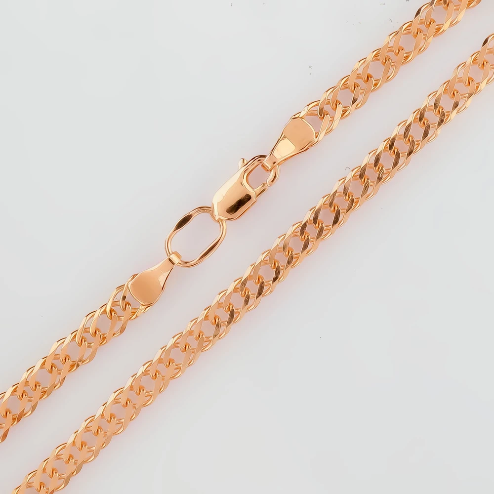 Браслет из красного золота 585 пробы