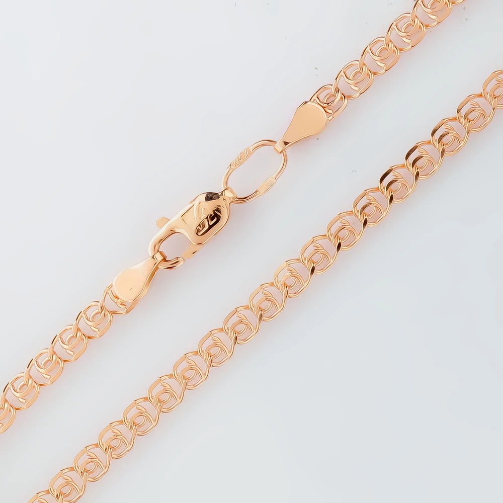 Браслет из красного золота 585 пробы