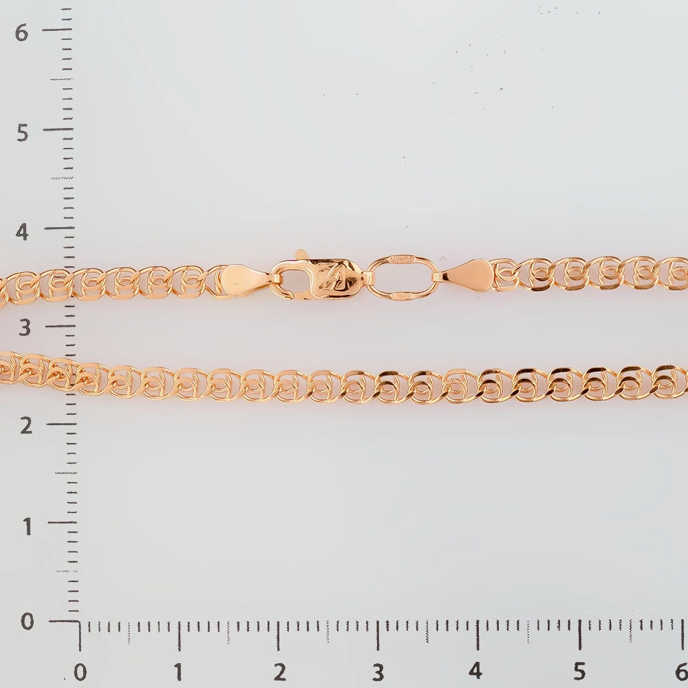 Браслет из красного золота 585 пробы