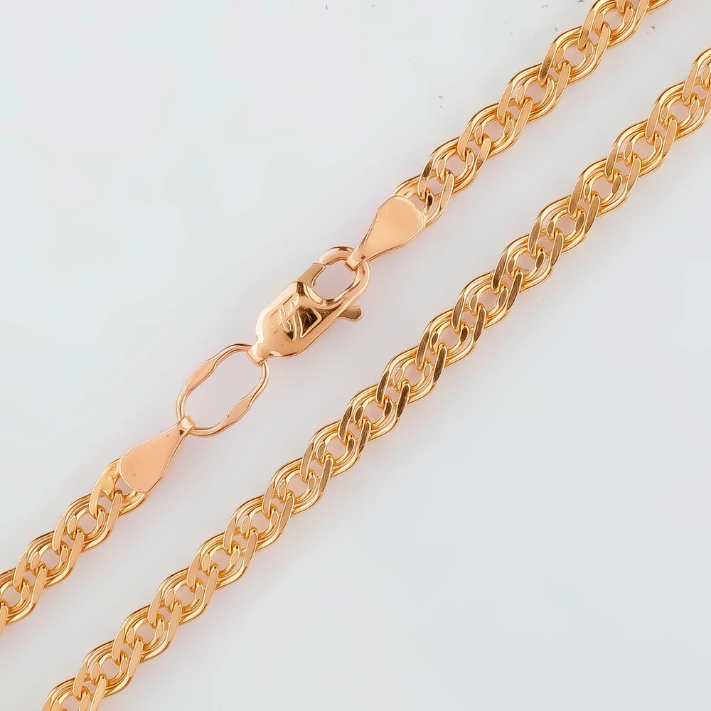 Браслет из красного золота 585 пробы