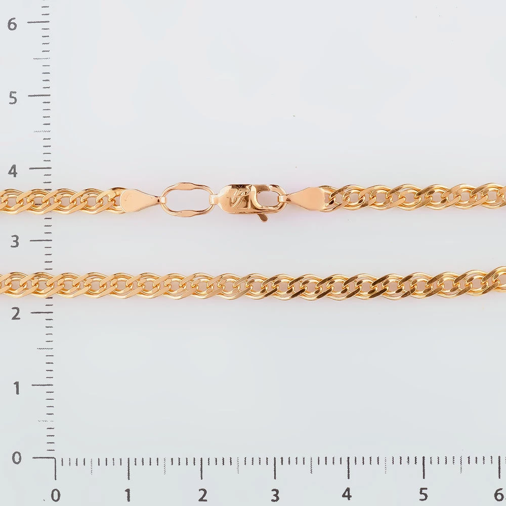 Браслет из красного золота 585 пробы