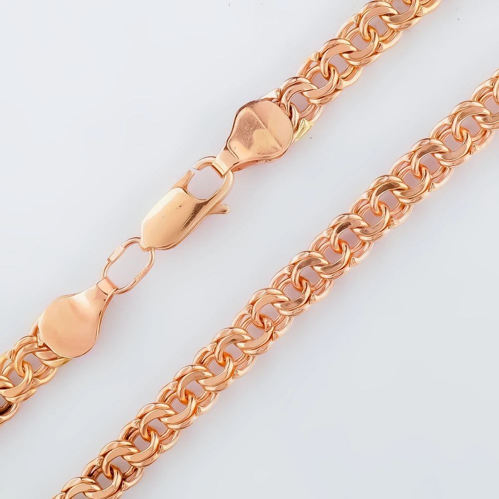 Браслет из красного золота 585 пробы