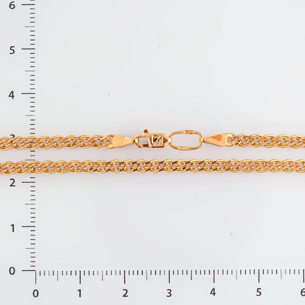 Браслет из красного золота 585 пробы