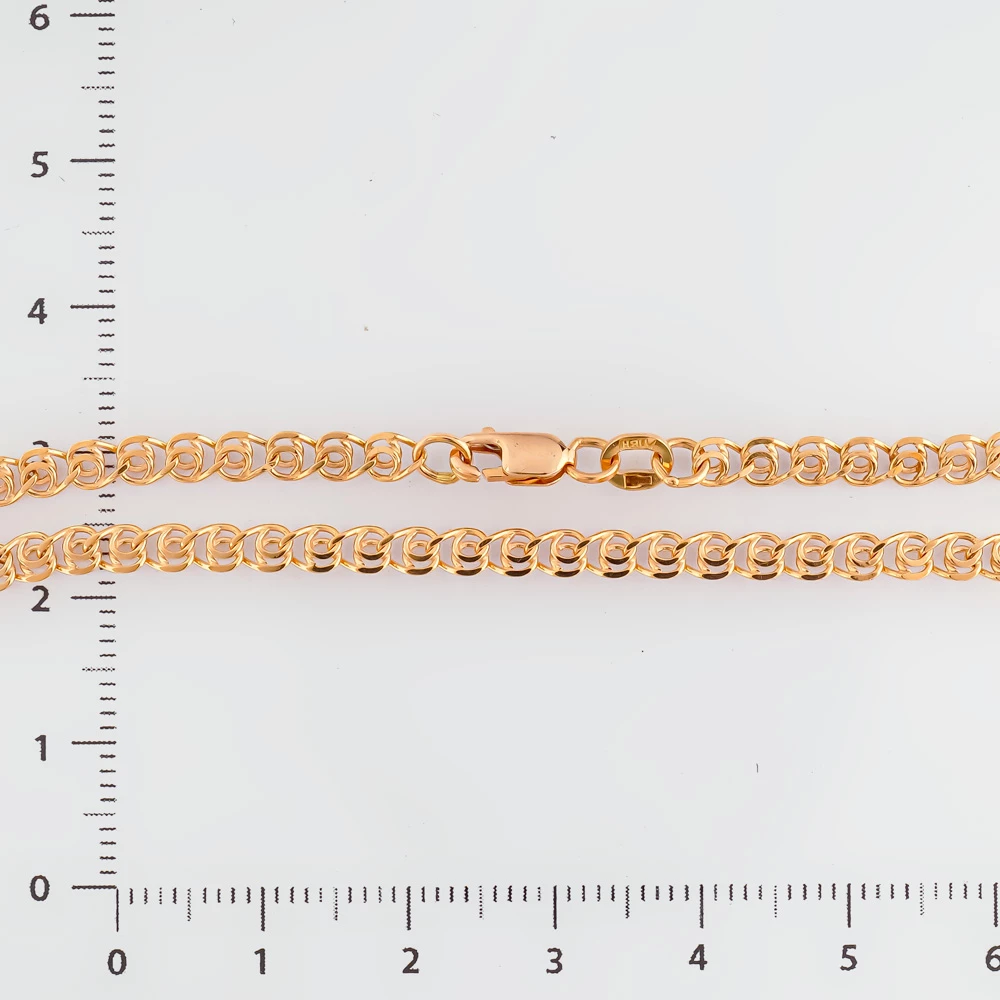 Браслет из красного золота 585 пробы