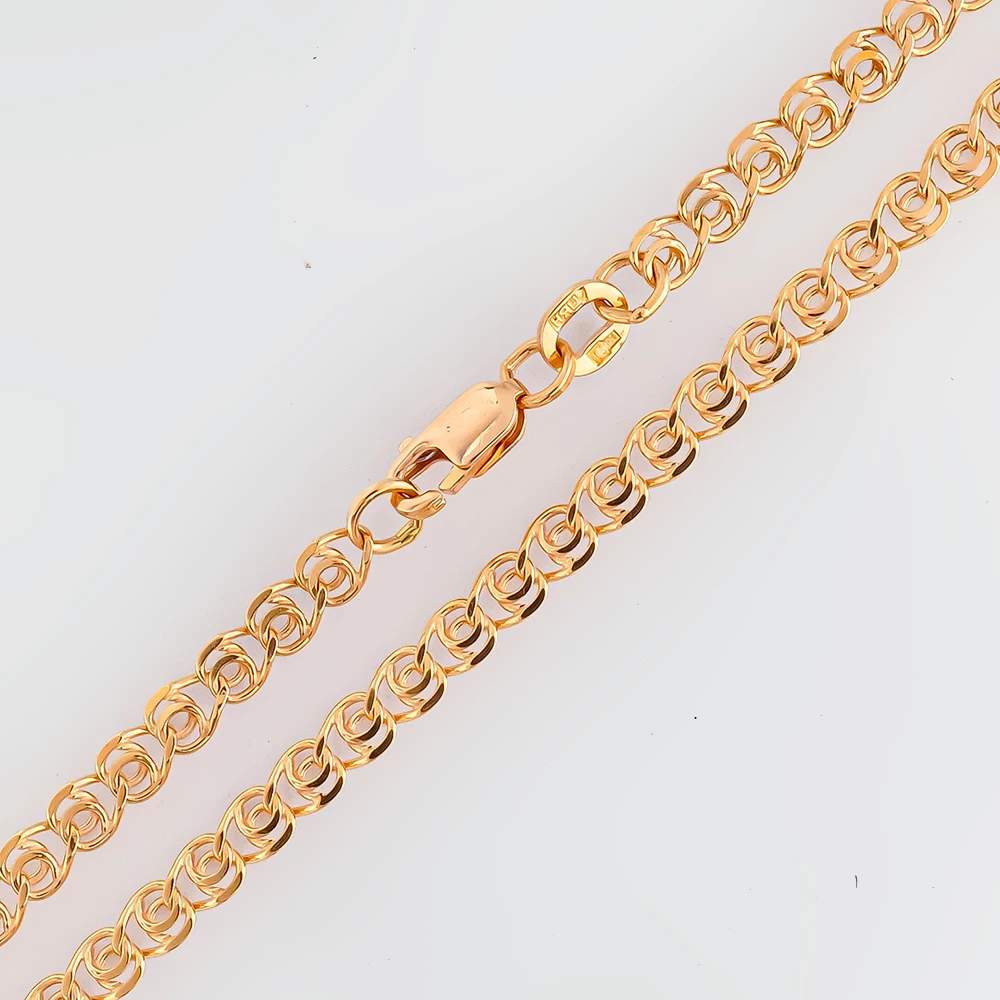 Браслет из красного золота 585 пробы