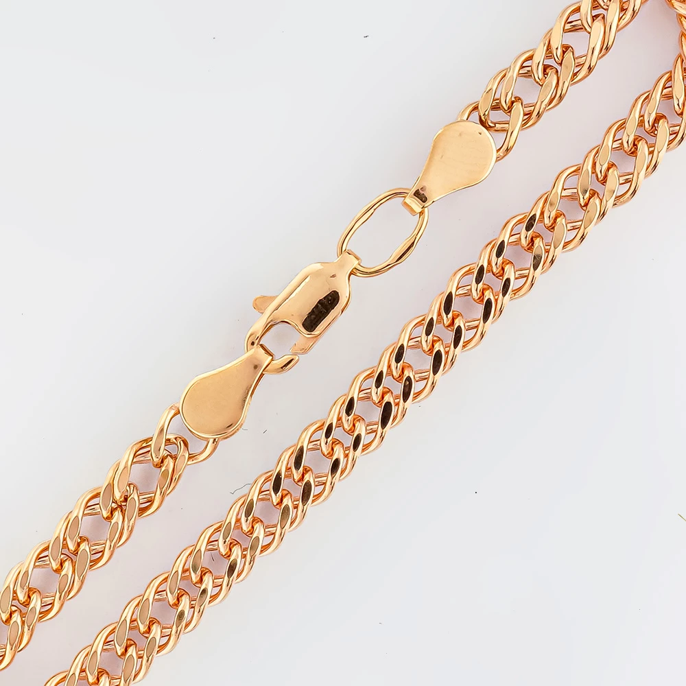 Браслет из красного золота 585 пробы