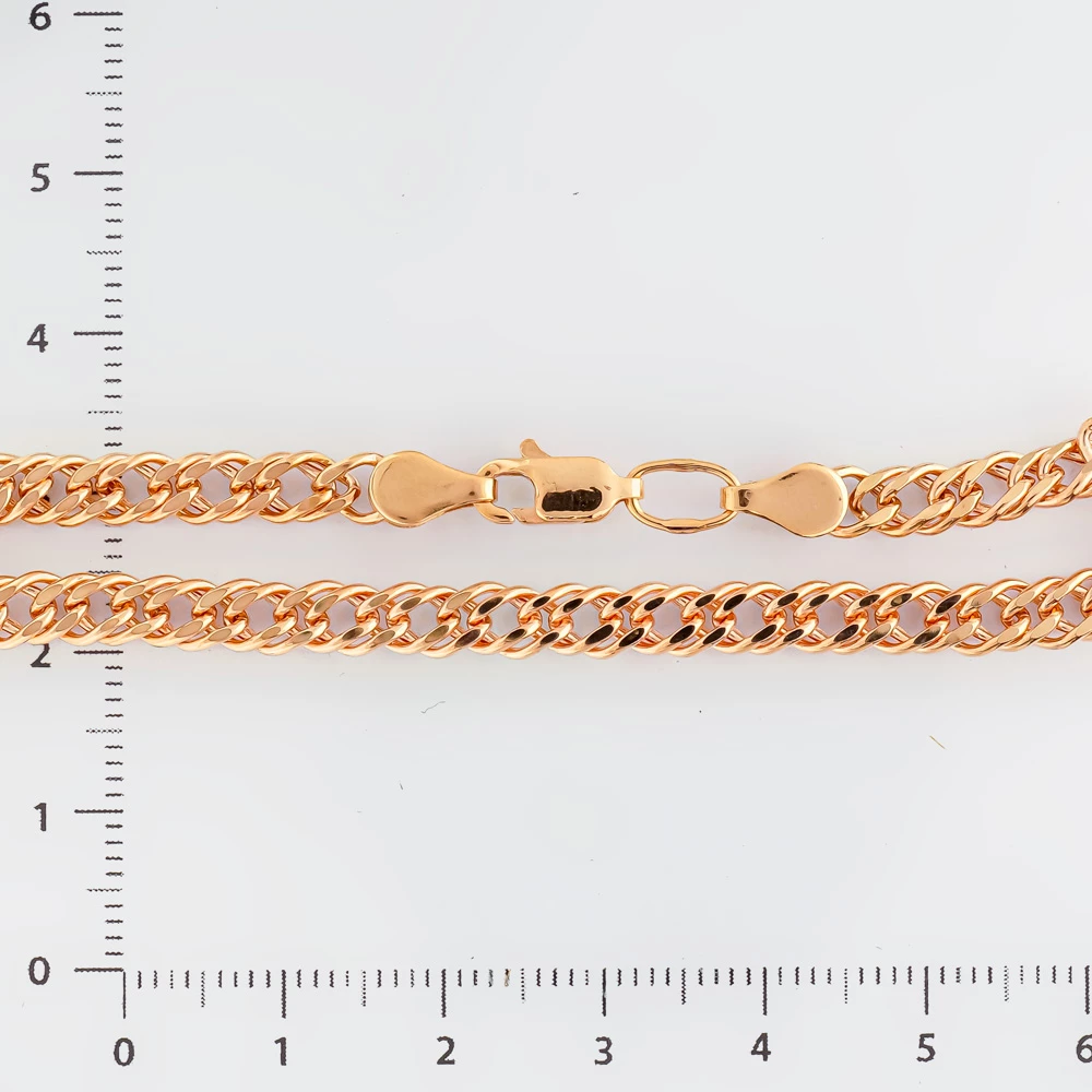 Браслет из красного золота 585 пробы