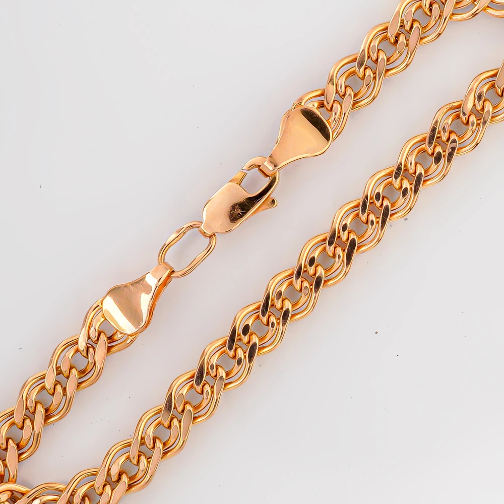 Браслет из красного золота 585 пробы