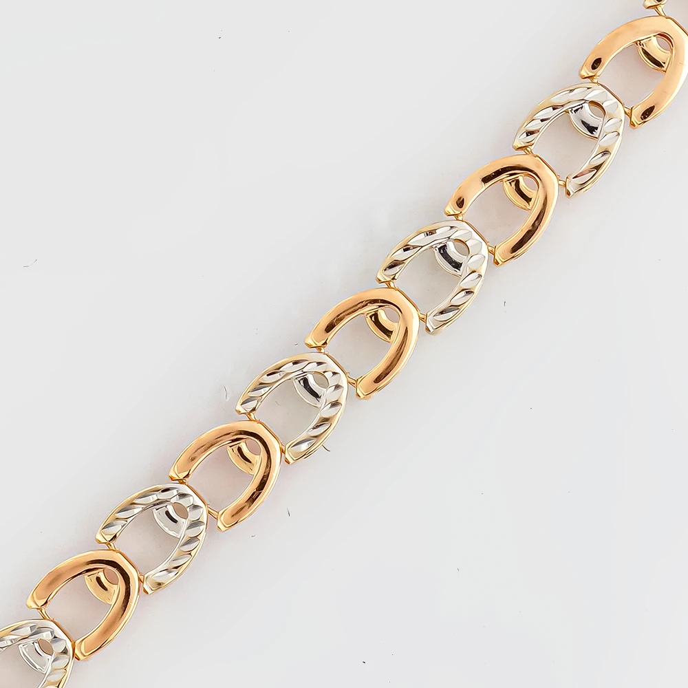 Браслет из красного золота 585 пробы