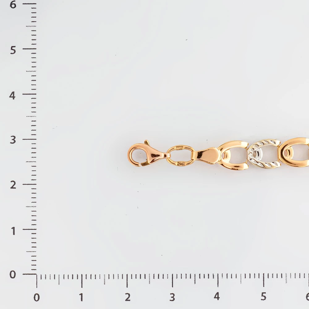 Браслет из красного золота 585 пробы