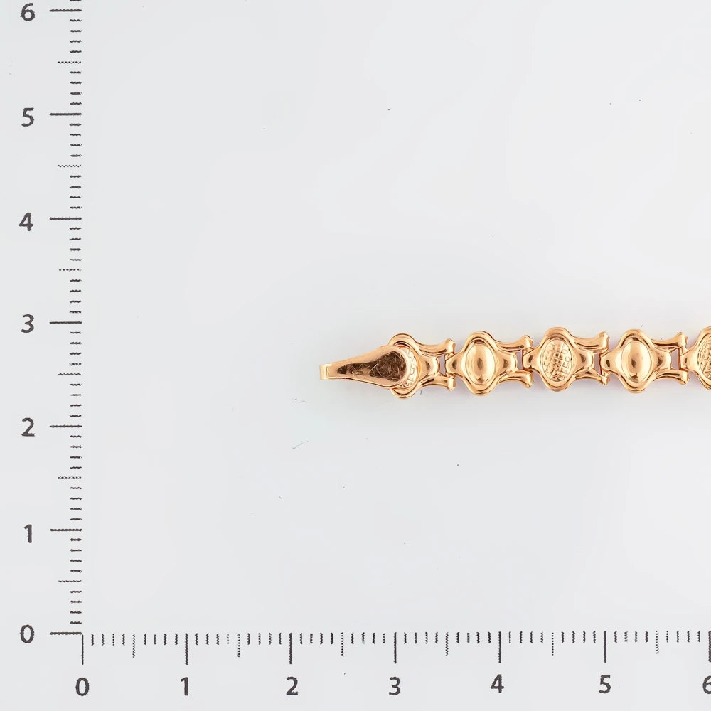 Браслет из красного золота 585 пробы