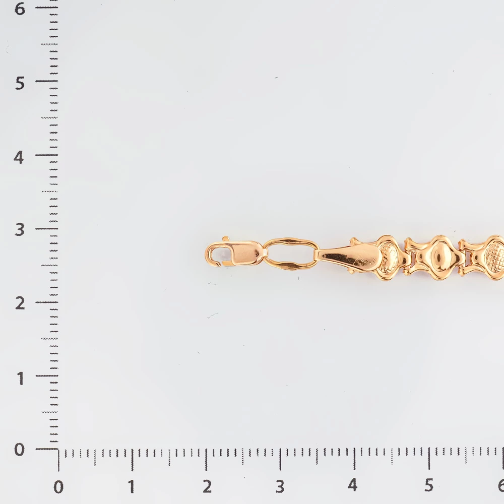 Браслет из красного золота 585 пробы