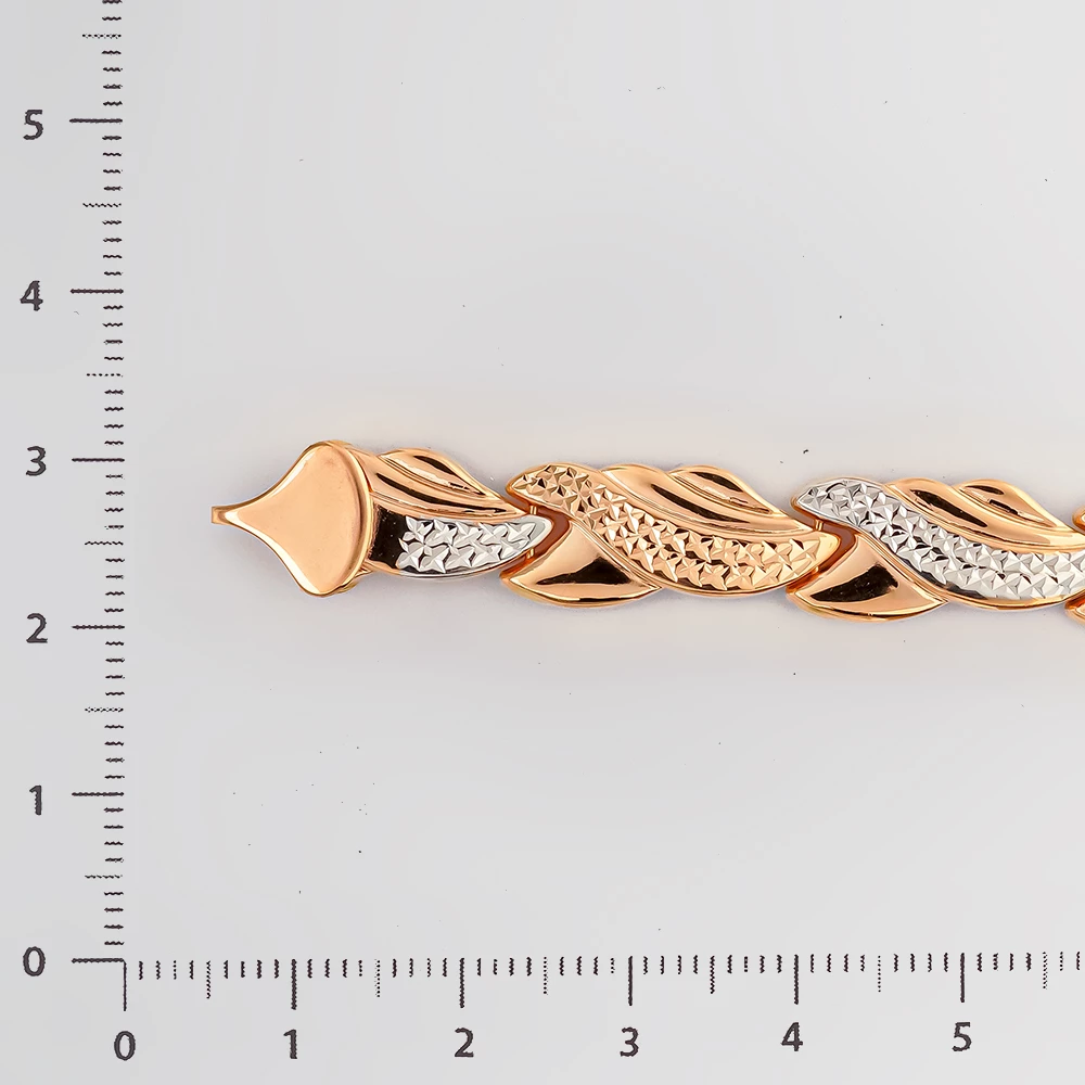 Браслет из красного золота 585 пробы