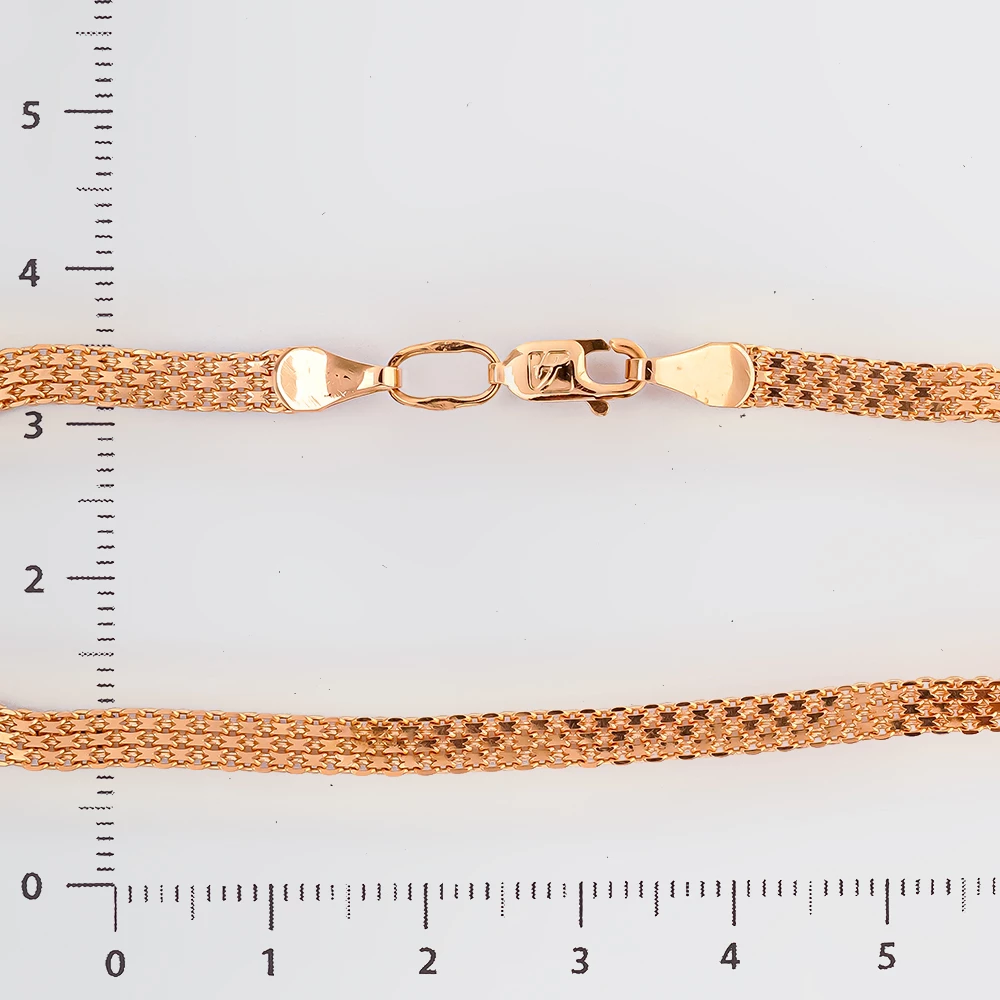 Браслет из красного золота 585 пробы