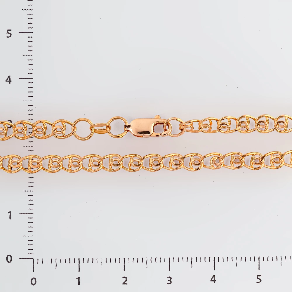 Браслет из красного золота 585 пробы