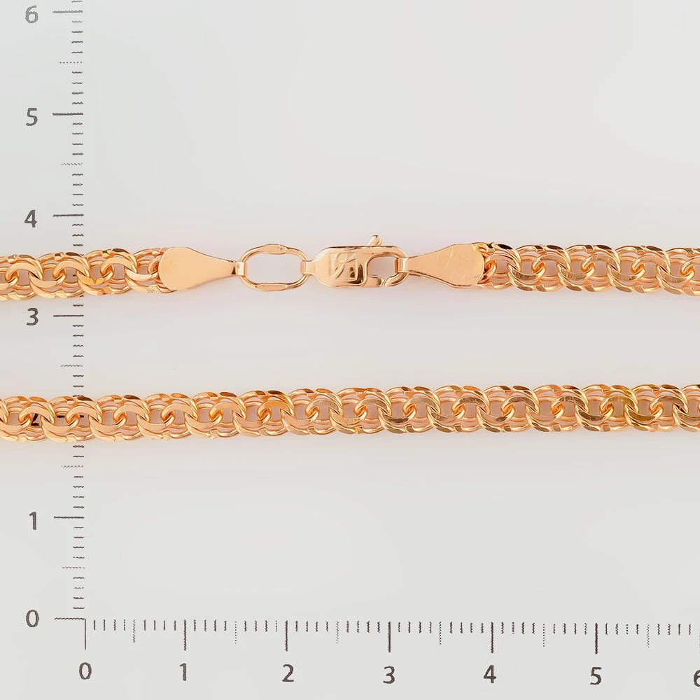 Браслет из красного золота 585 пробы