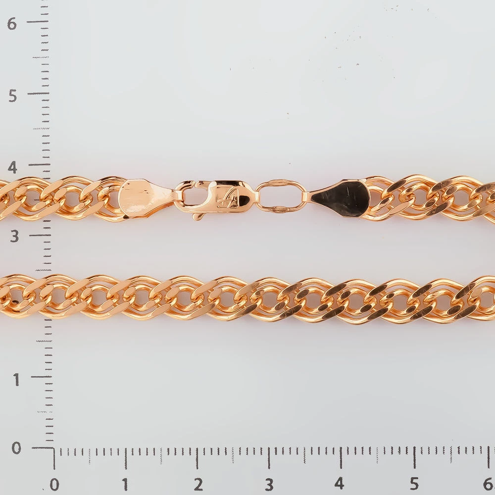 Браслет из красного золота 585 пробы