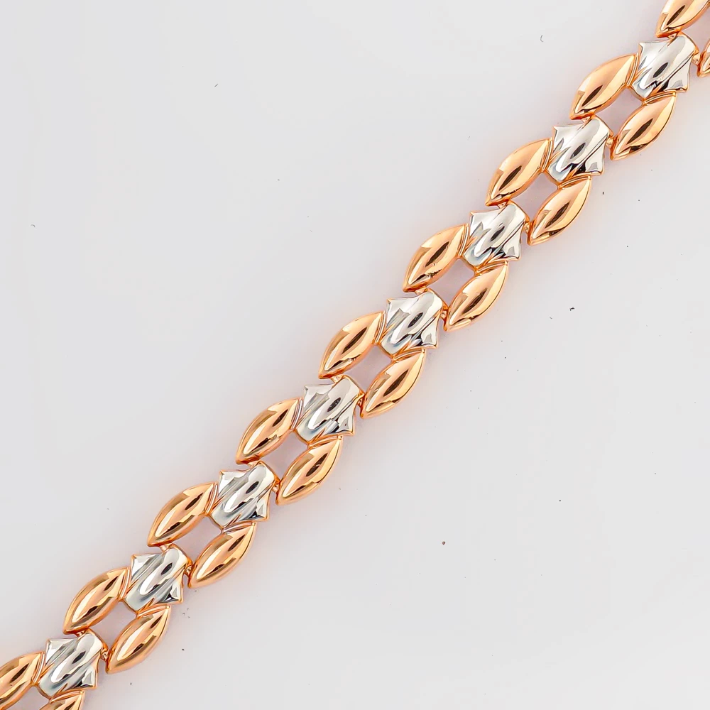 Браслет из красного золота 585 пробы