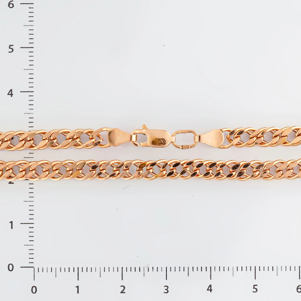 Браслет из красного золота 585 пробы