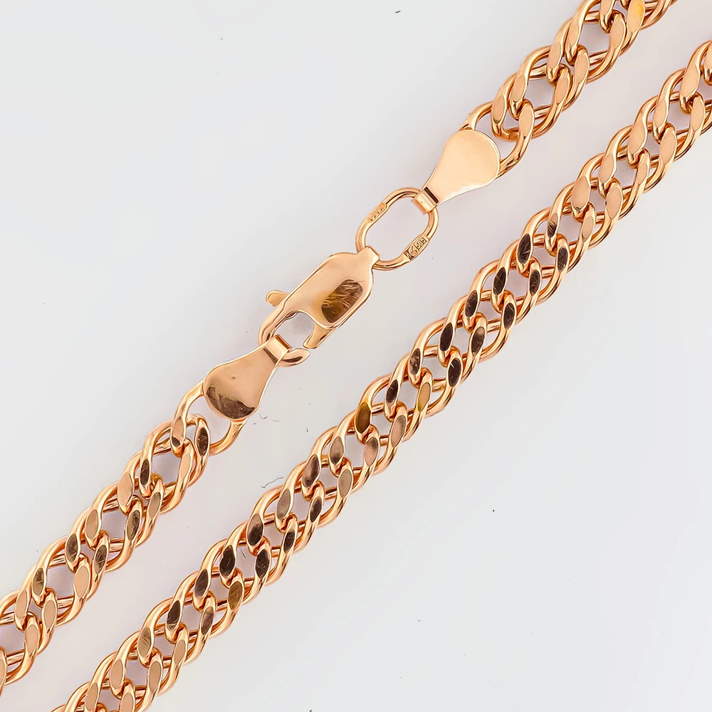 Браслет из красного золота 585 пробы