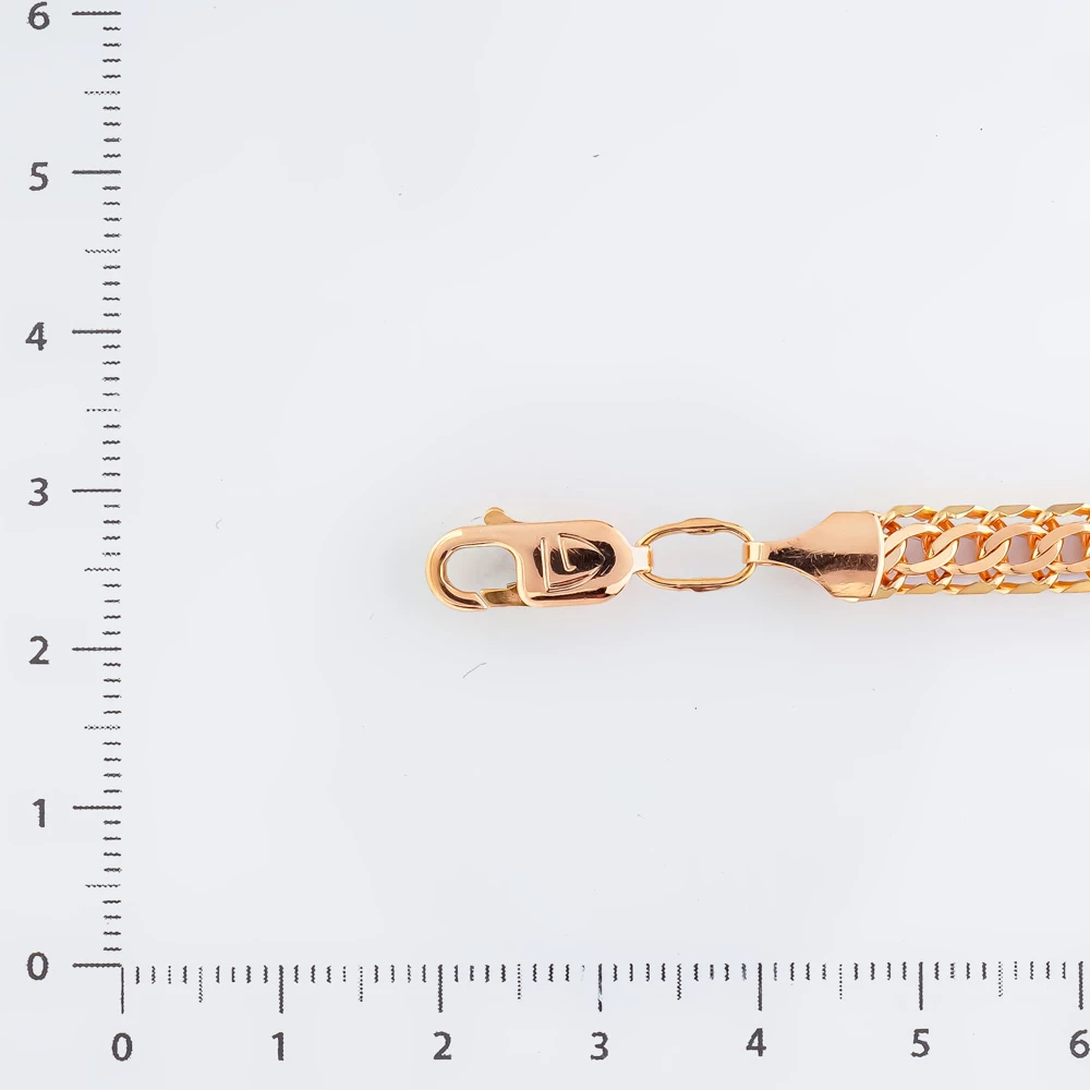 Браслет из красного золота 585 пробы