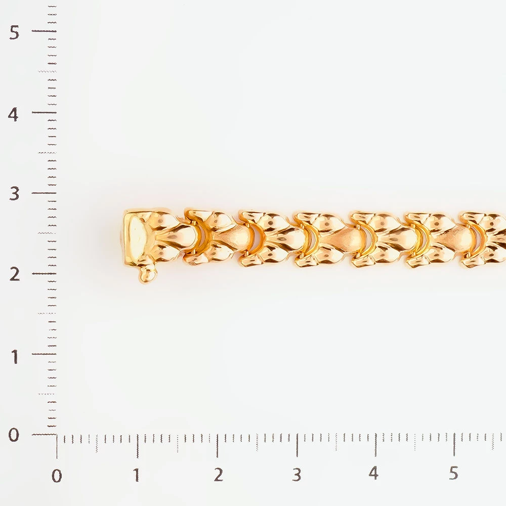 Браслет из красного золота 585 пробы