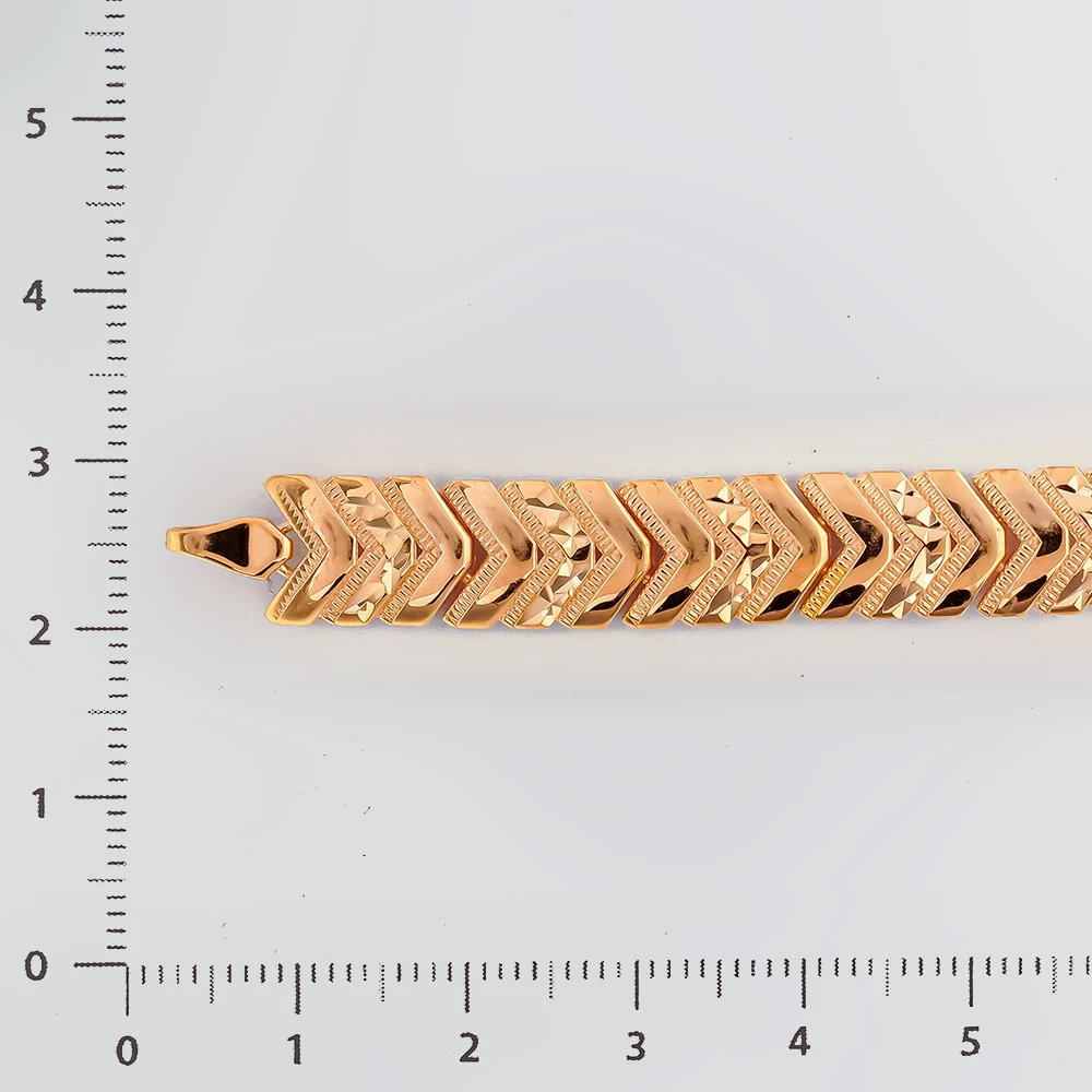 Браслет из красного золота 585 пробы