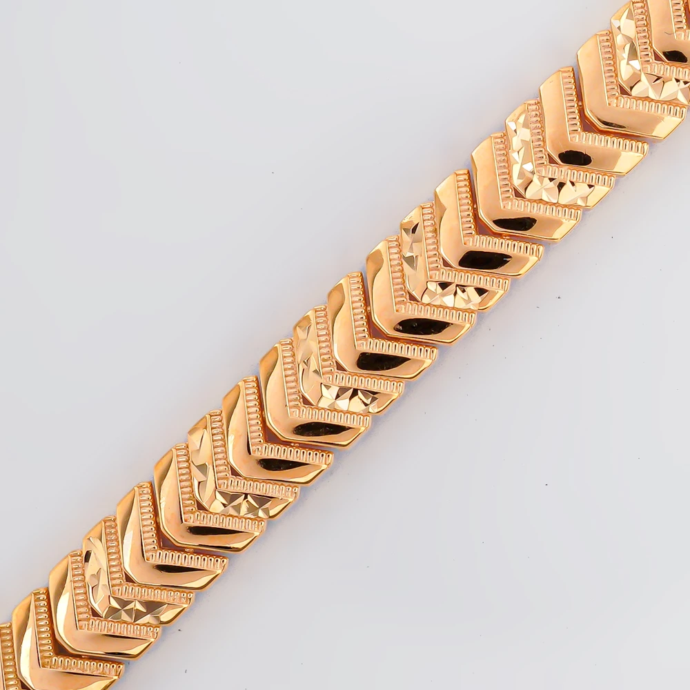 Браслет из красного золота 585 пробы