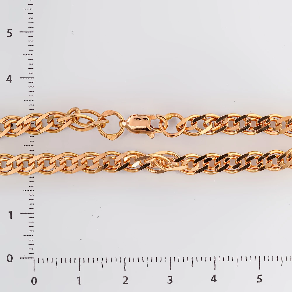 Браслет из красного золота 585 пробы