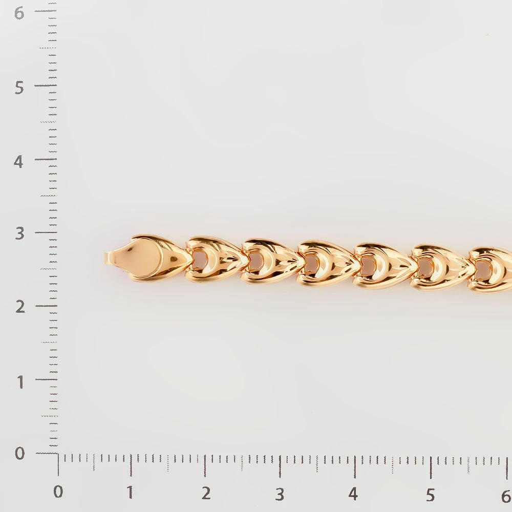 Браслет из красного золота 585 пробы