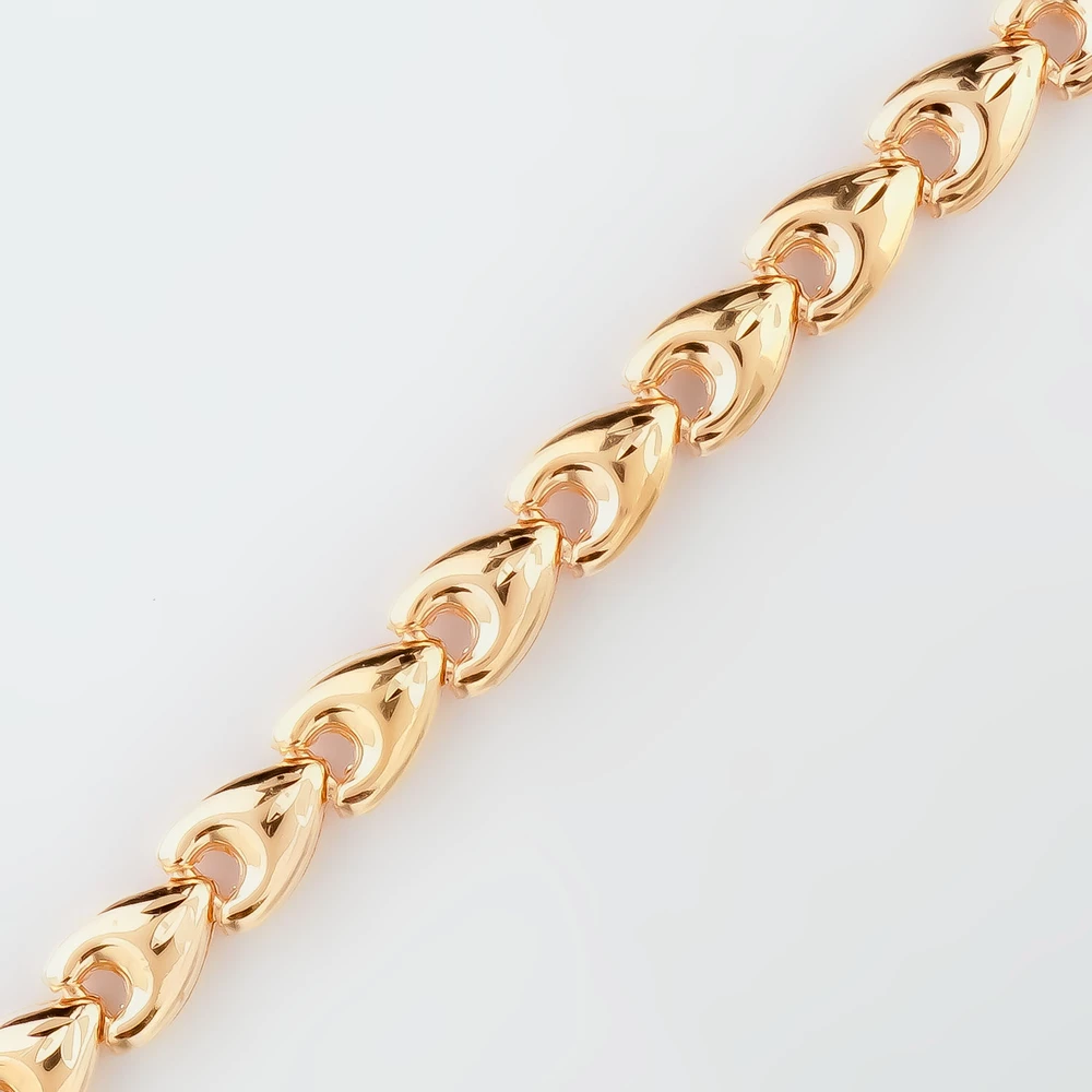 Браслет из красного золота 585 пробы