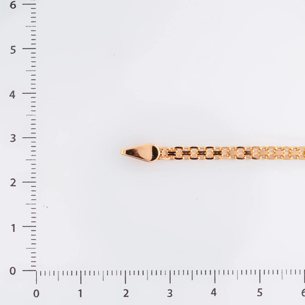 Браслет из красного золота 585 пробы