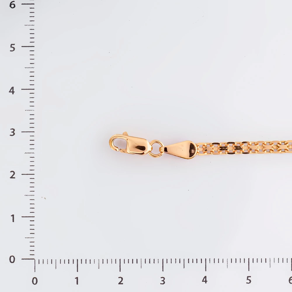 Браслет из красного золота 585 пробы