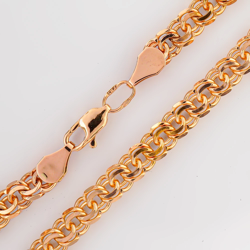 Браслет из красного золота 585 пробы