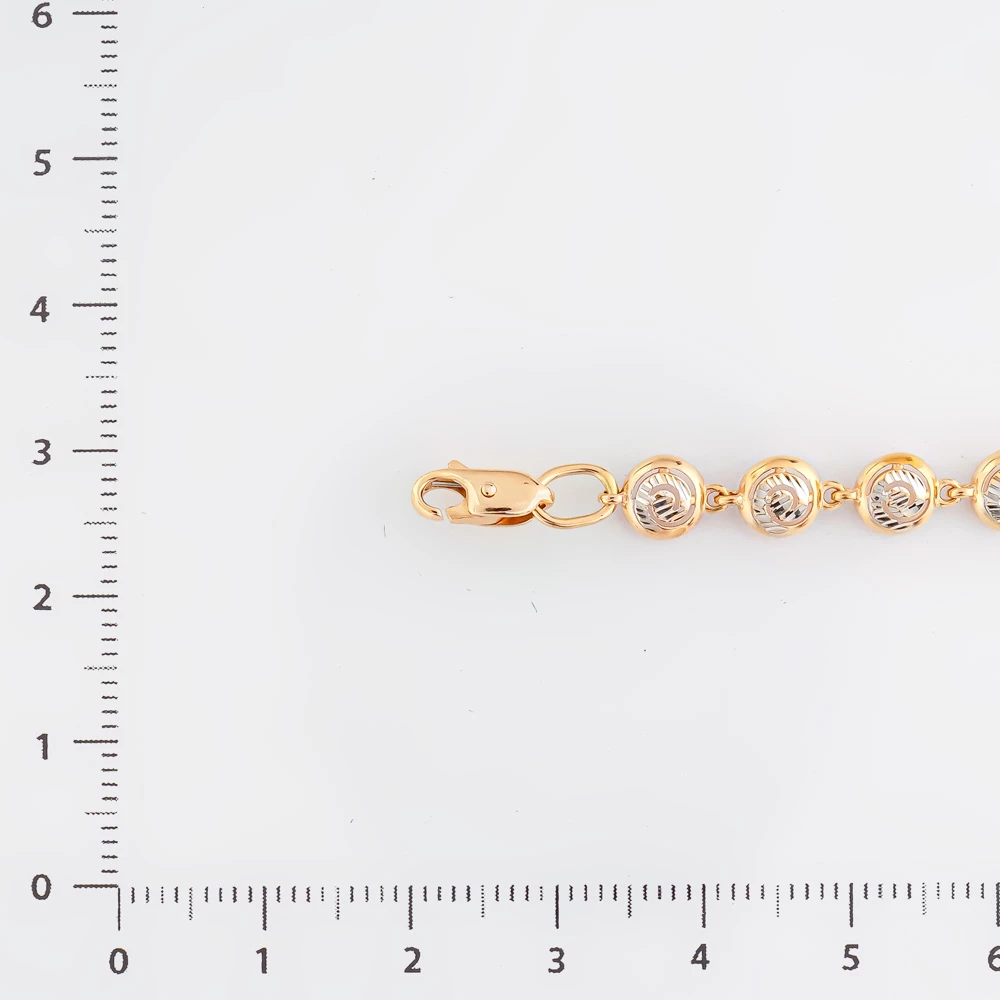 Браслет из красного золота 585 пробы