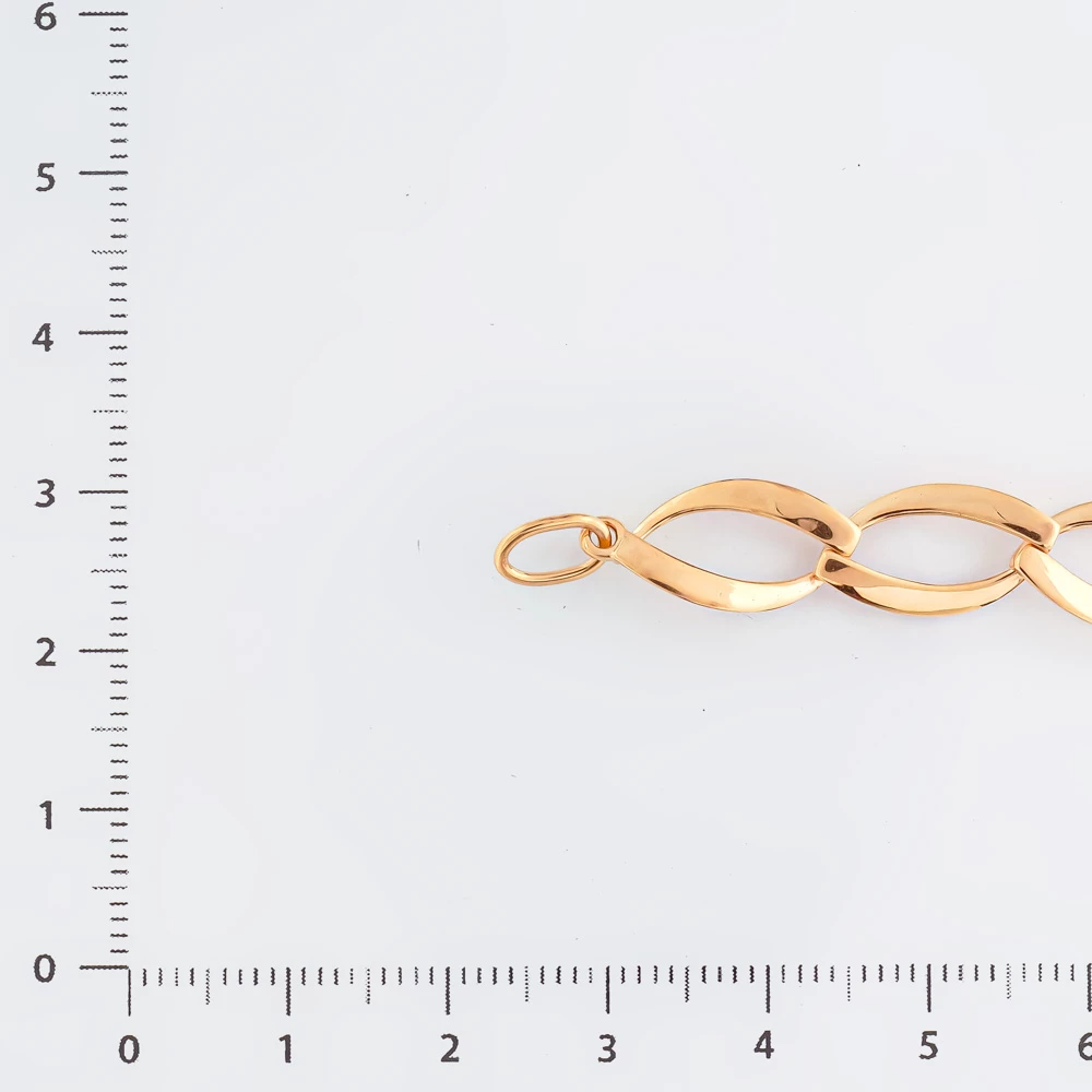 Браслет из красного золота 585 пробы