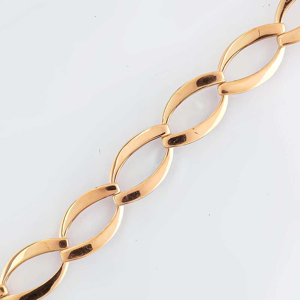 Браслет из красного золота 585 пробы