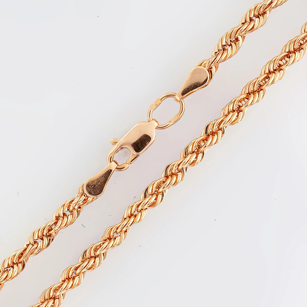 Браслет из красного золота 585 пробы