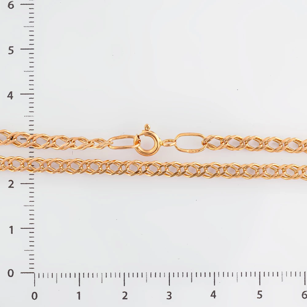 Браслет из красного золота 585 пробы