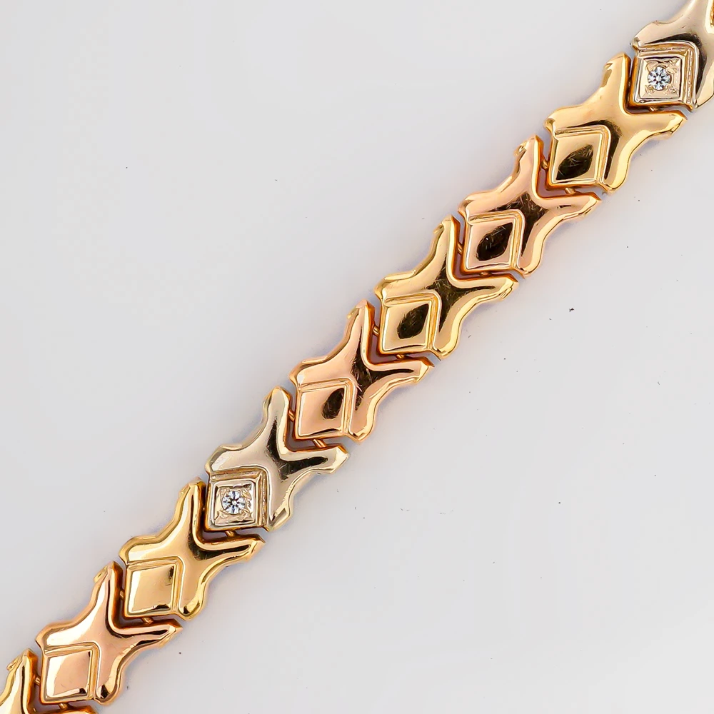 Браслет из красного золота 585 пробы