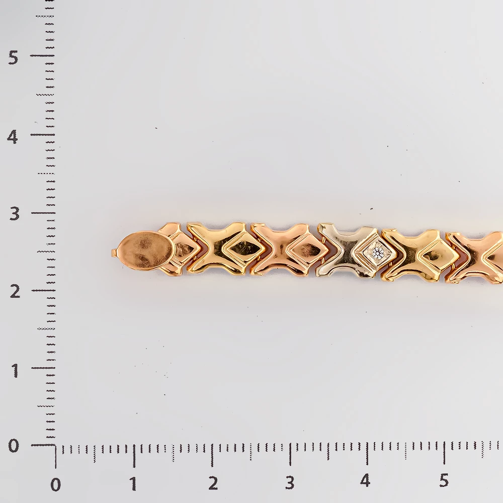 Браслет из красного золота 585 пробы